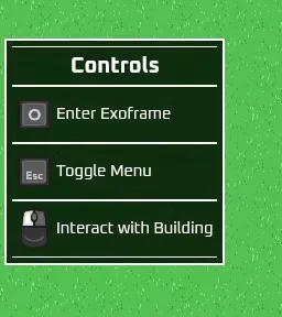animation showing the control guide