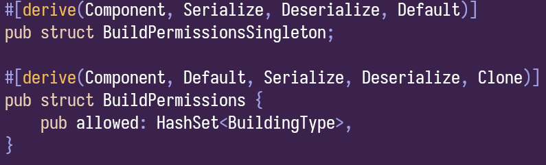 Component-Definition, die die Pseudo-Resources zeigt.
